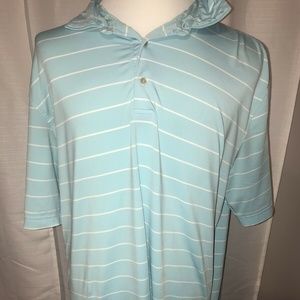 Peter Millar Summer Comfort Polo Shirt Blue White